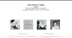 Desktop Screenshot of kathryntabb.com